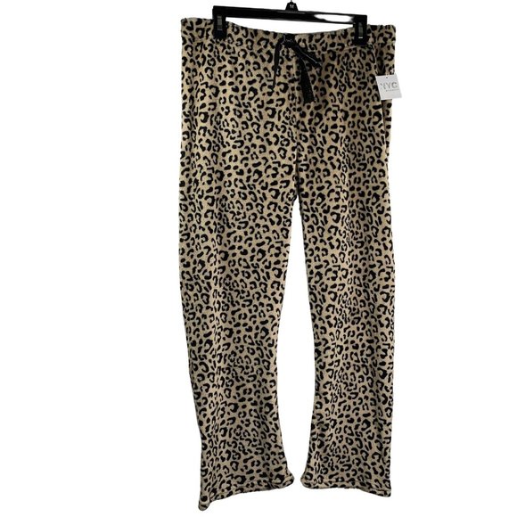 NYC Underground Super Soft Plush Pajama/Lounge Pants Nude/Black Size XL NWT - Picture 4 of 11